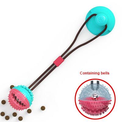 Interactive Dental Tug Toy For Dogs - Suction Cup Ball For Teeth Cleaning And Play