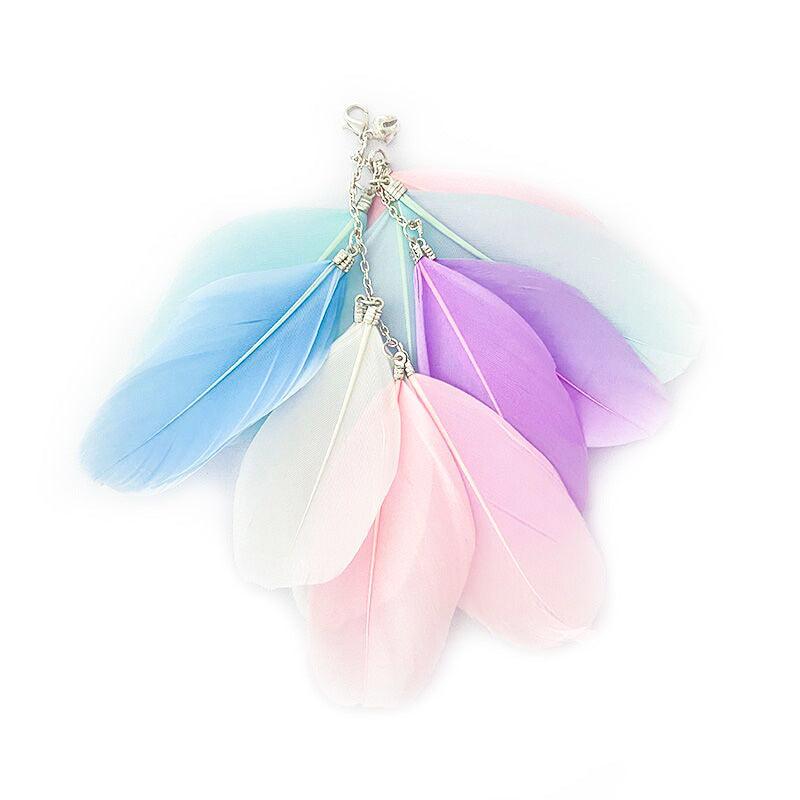 Extendable Feather Teaser Cat Toy