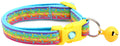 Rainbow Doodle Swirls Cat Collar